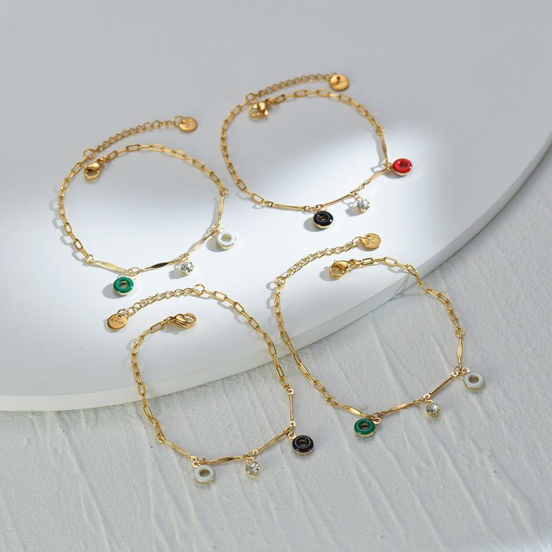 Bracelet with Enamel Beads(图1)