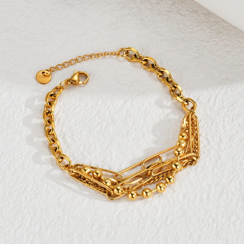 18k Gold Plated Bracelet(图1)