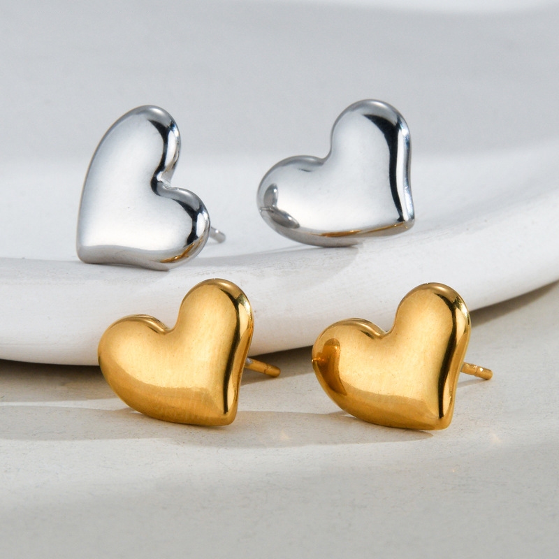 Heart-top Ear Stud(图1)