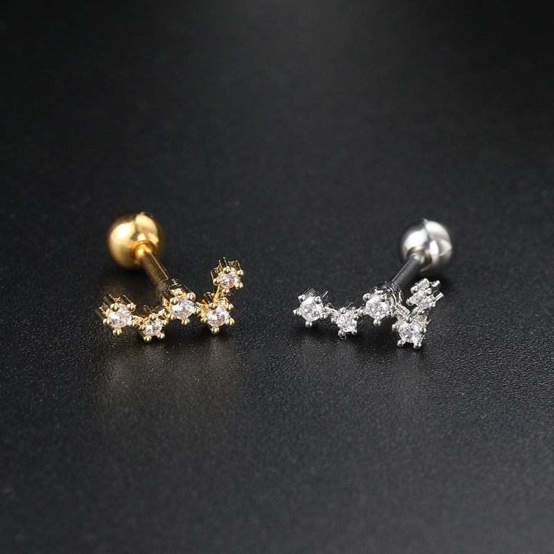 Ear Stud with CZ(图1)