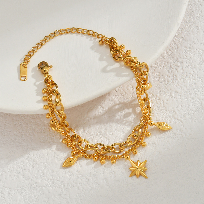 18k Gold Plated Bracelet(图1)