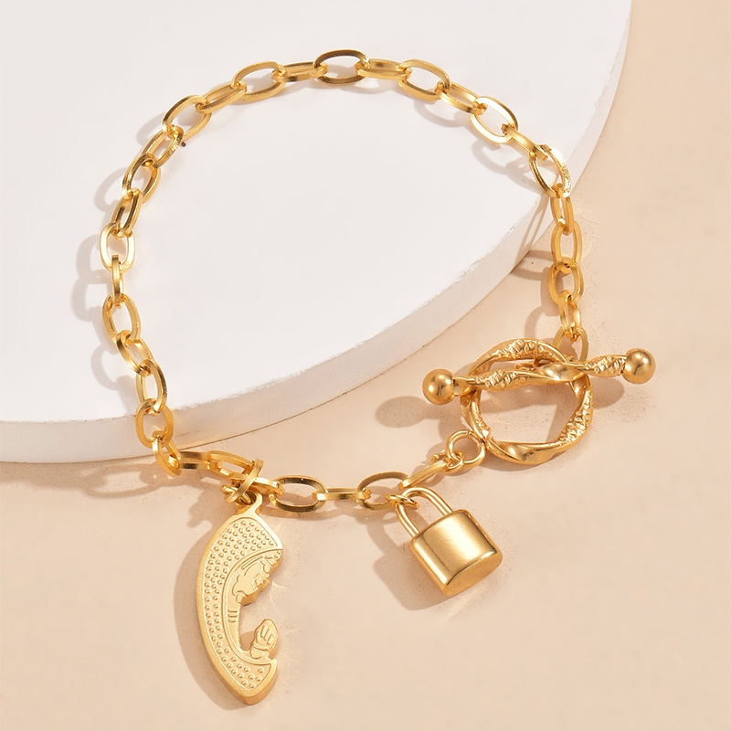 18k Gold Plated Bracelet with Mother(图1)