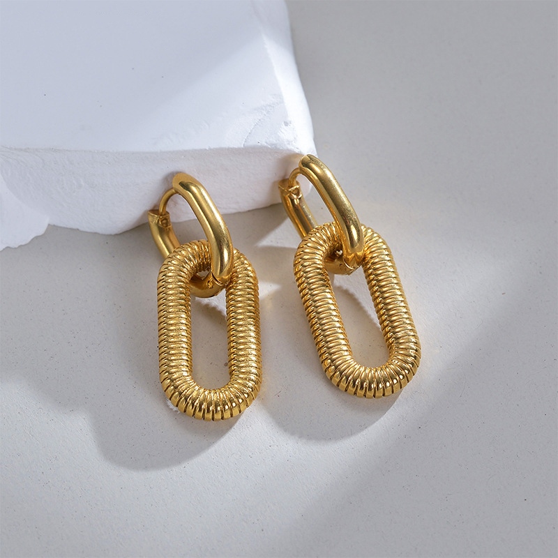 18k Gold Plated Ear Huggies(图1)