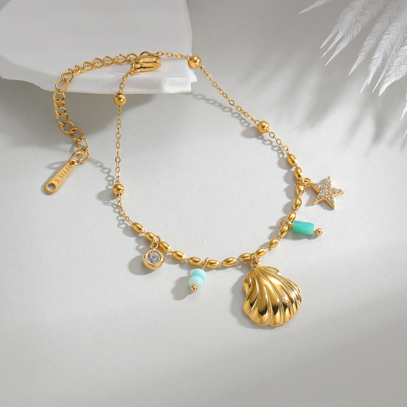 Bohemian Bracelet with Shell(图1)