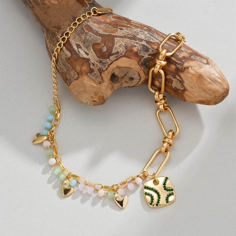 Boho Style Bracelet with Stones(图1)