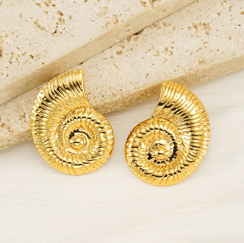 18k Gold Plated Statement Earring(图1)