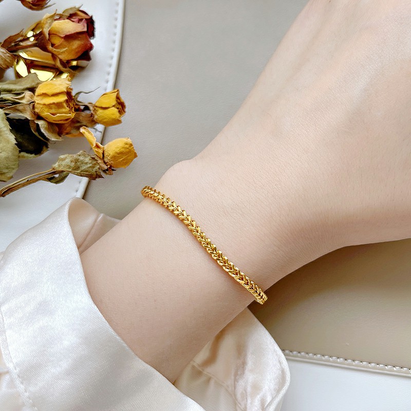 18k Gold Plated Bracelet(图1)