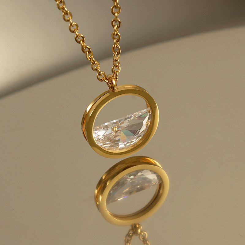 18k Gold Plated Necklace(图1)