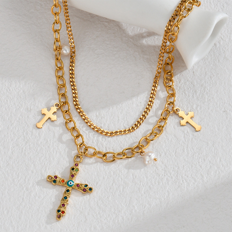 Necklace with Cross(图1)