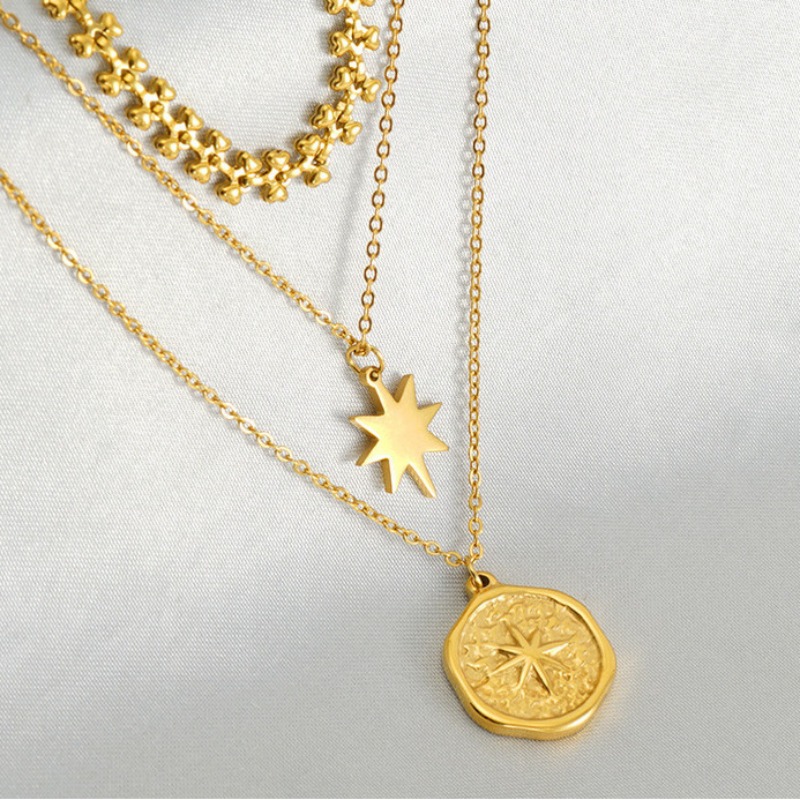 18k Gold Plated Necklace(图1)