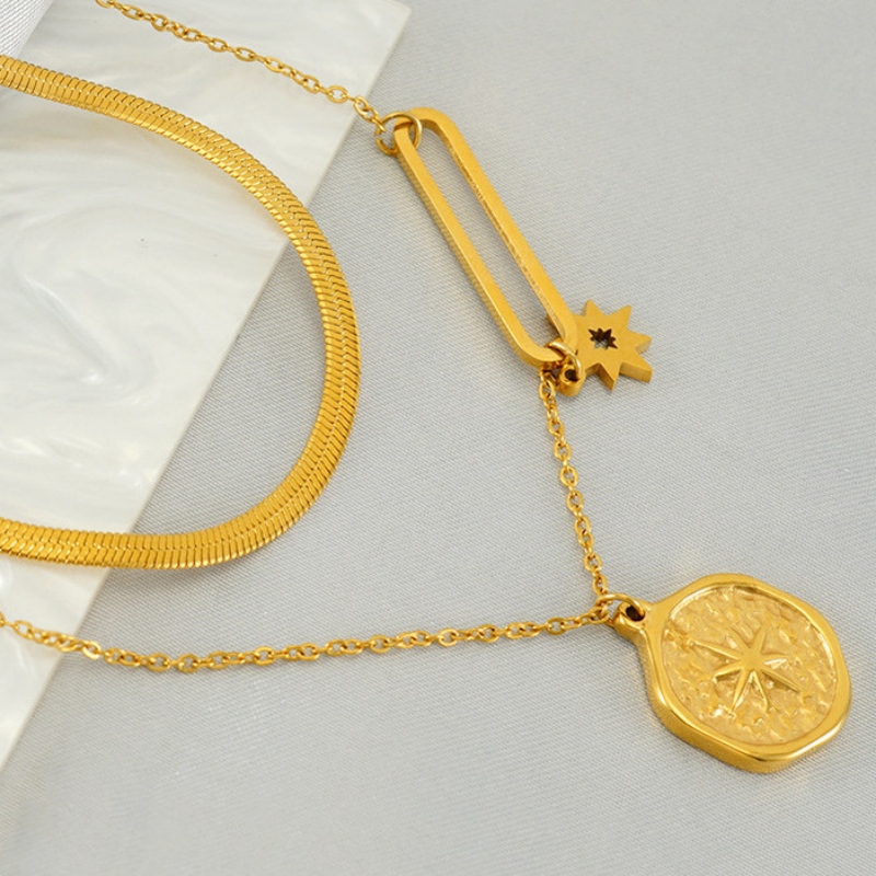 18k Gold Plated Necklace(图1)