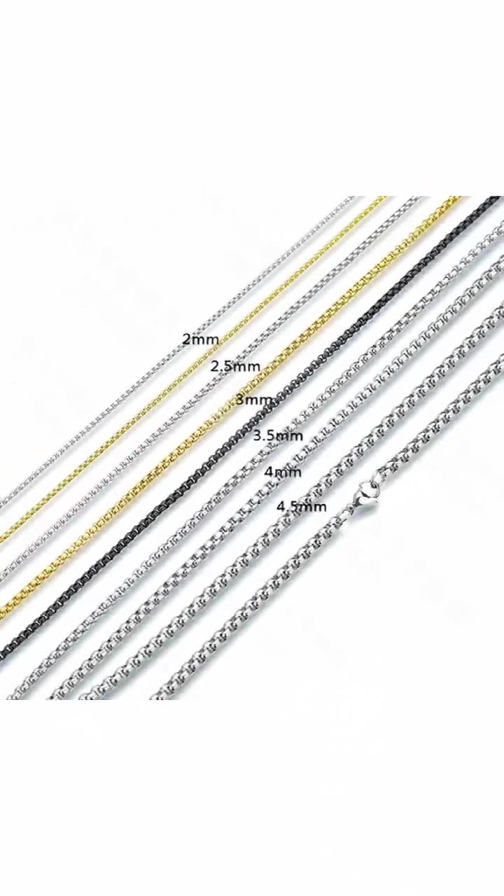 Stainless Steel Necklace Chain(图1)