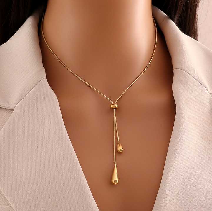 18k Gold Plated Necklace(图1)