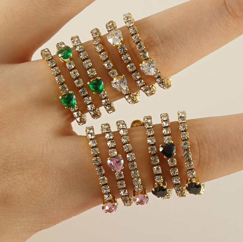 Multi-layer Ring with Zircon(图1)