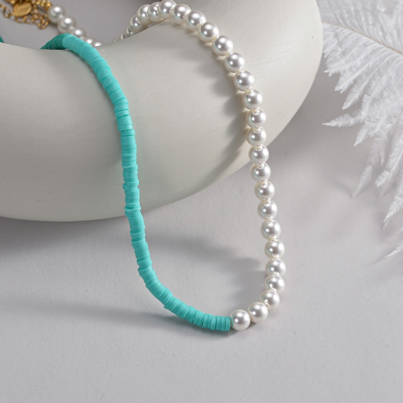 Bohemian Necklace with Pearl(图1)