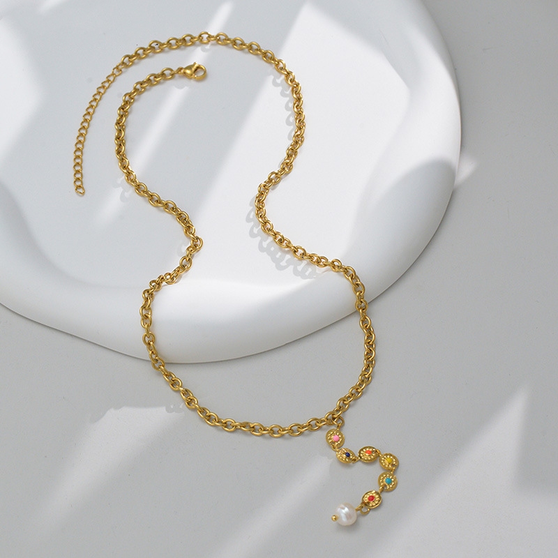 18k Gold Plated Necklace(图1)