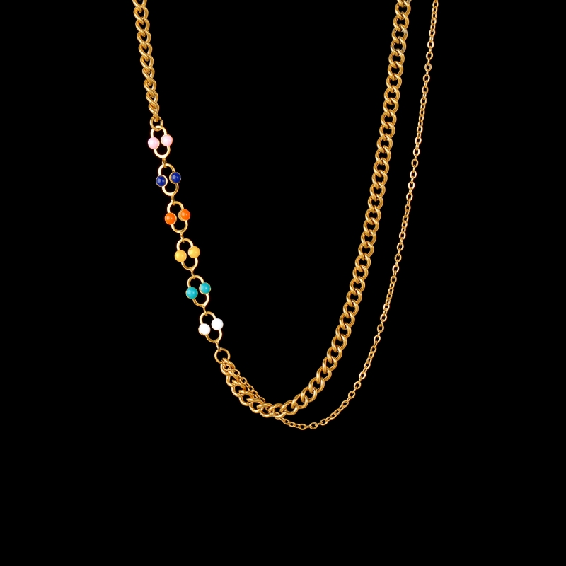 18k Gold Plated Necklace(图1)