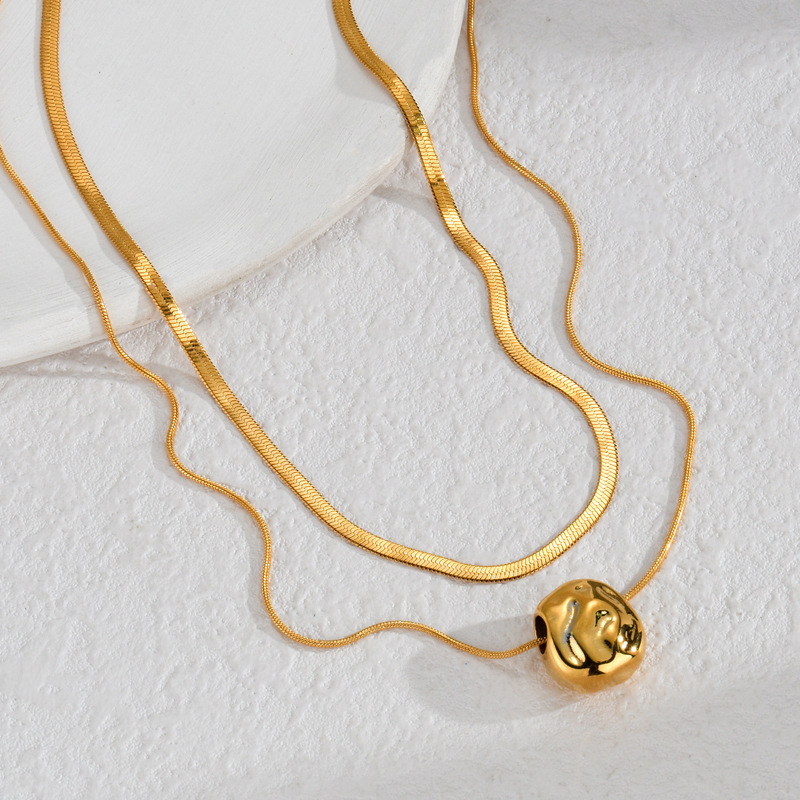 18k Gold Plated Necklace(图1)