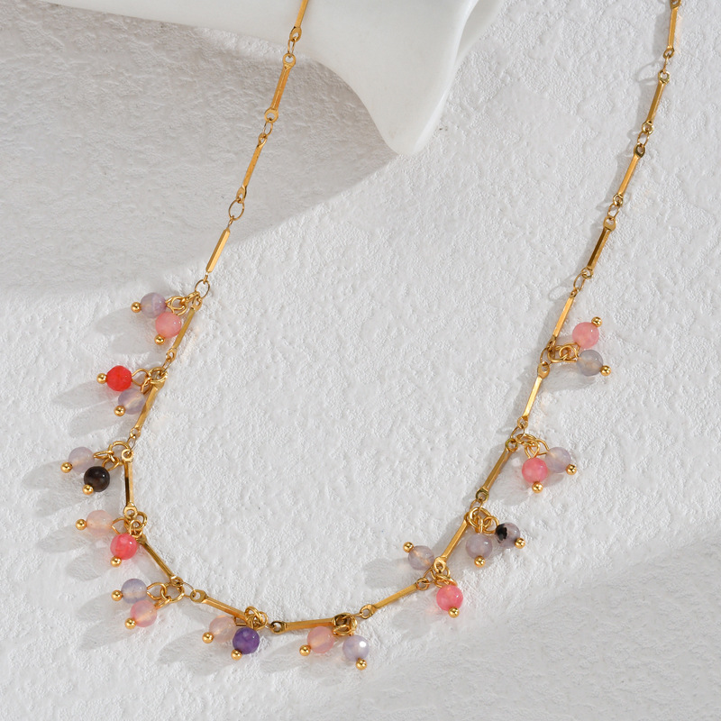 Boho Style Necklace with Stone(图1)