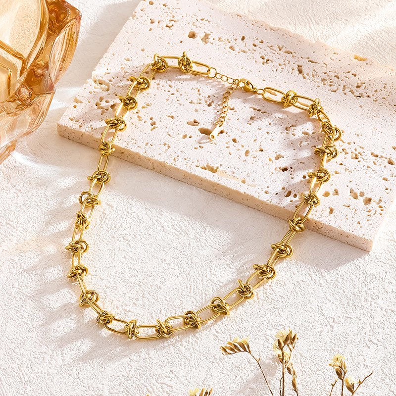 18k Gold Plated Necklace(图1)