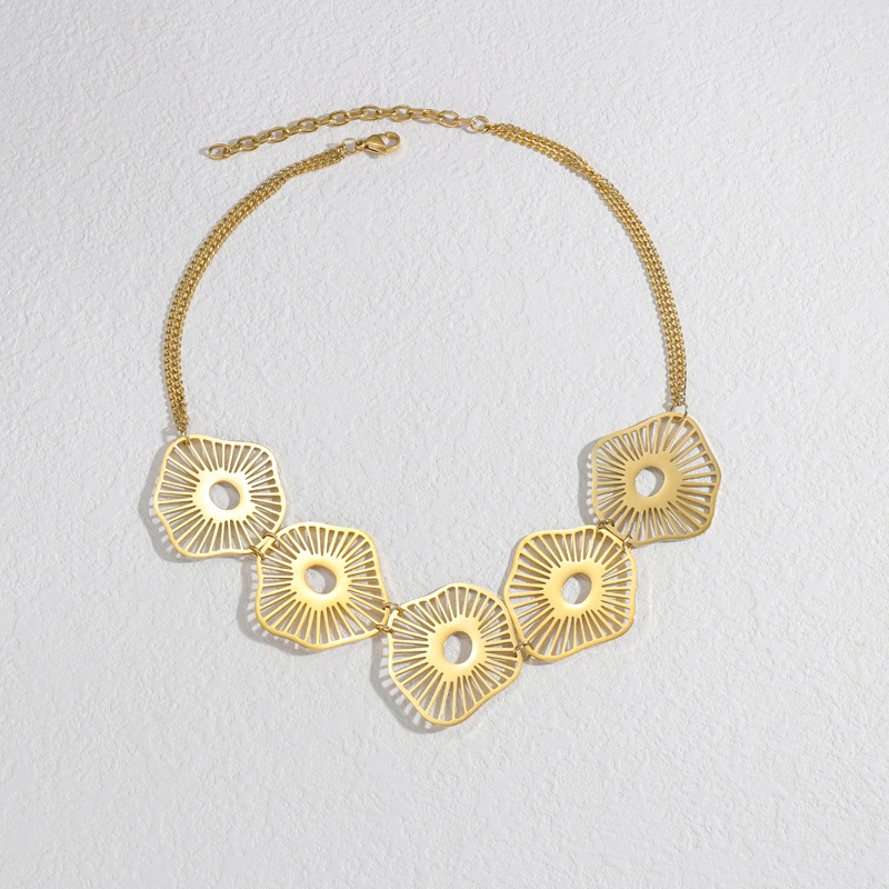 18k Gold Plated Necklace(图1)