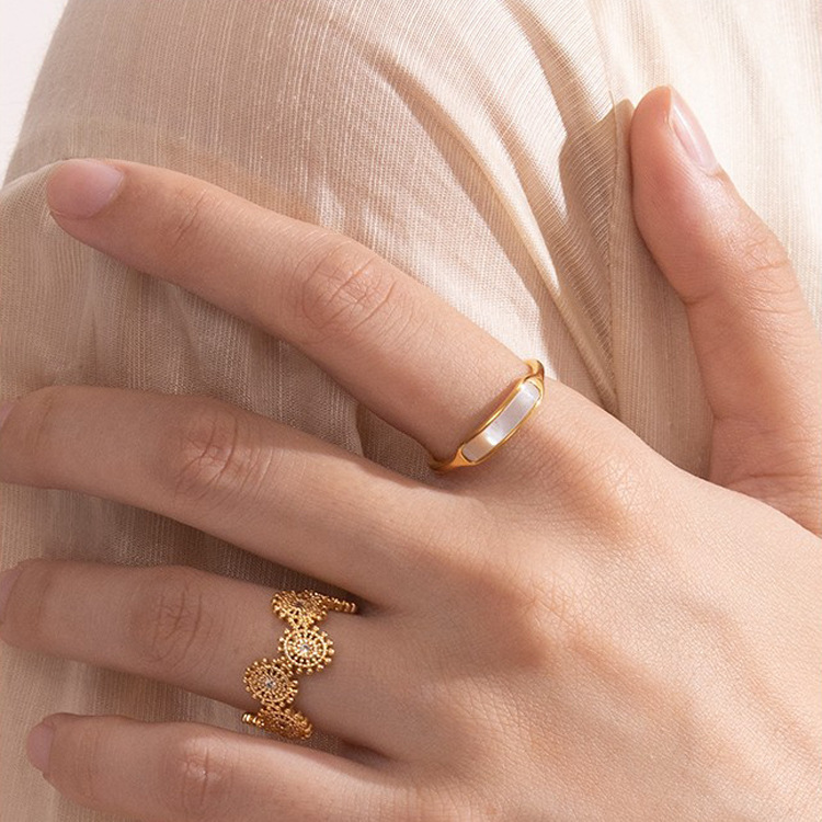 18k Gold Plated Ring(图1)