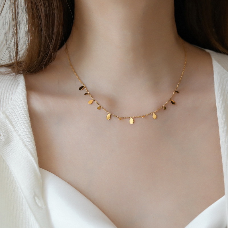 18k Gold Plated Necklace(图1)