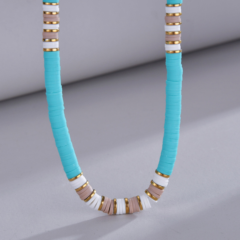 Elastic Necklace with Polymer Clay(图1)