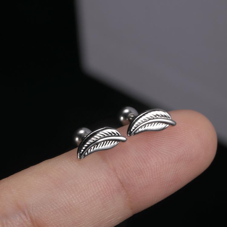 Leaf Top Ear Stud(图1)