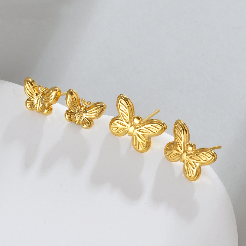 Butterfly-top Ear Stud(图1)