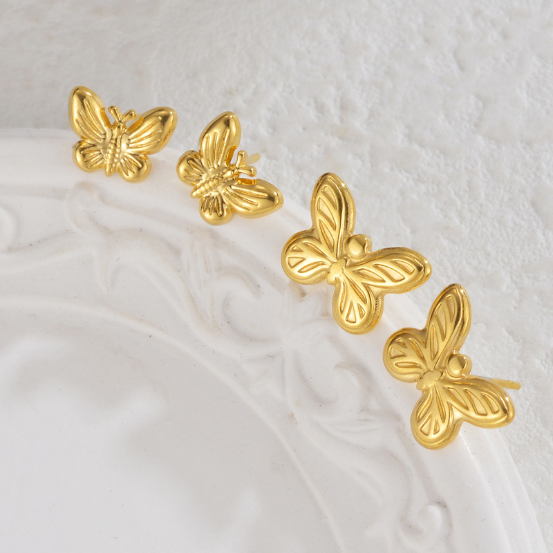Butterfly-top Ear Stud(图1)