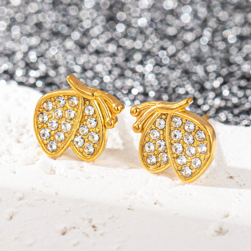 Ear Stud with Butterfly Top(图1)