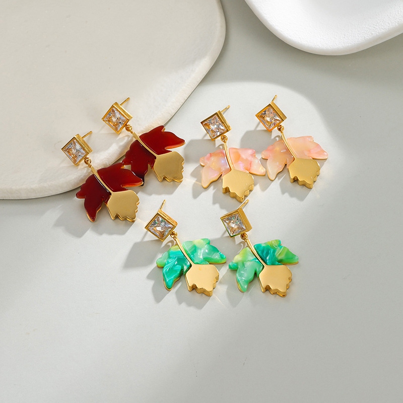 Leaf-look Ear Drop(图1)