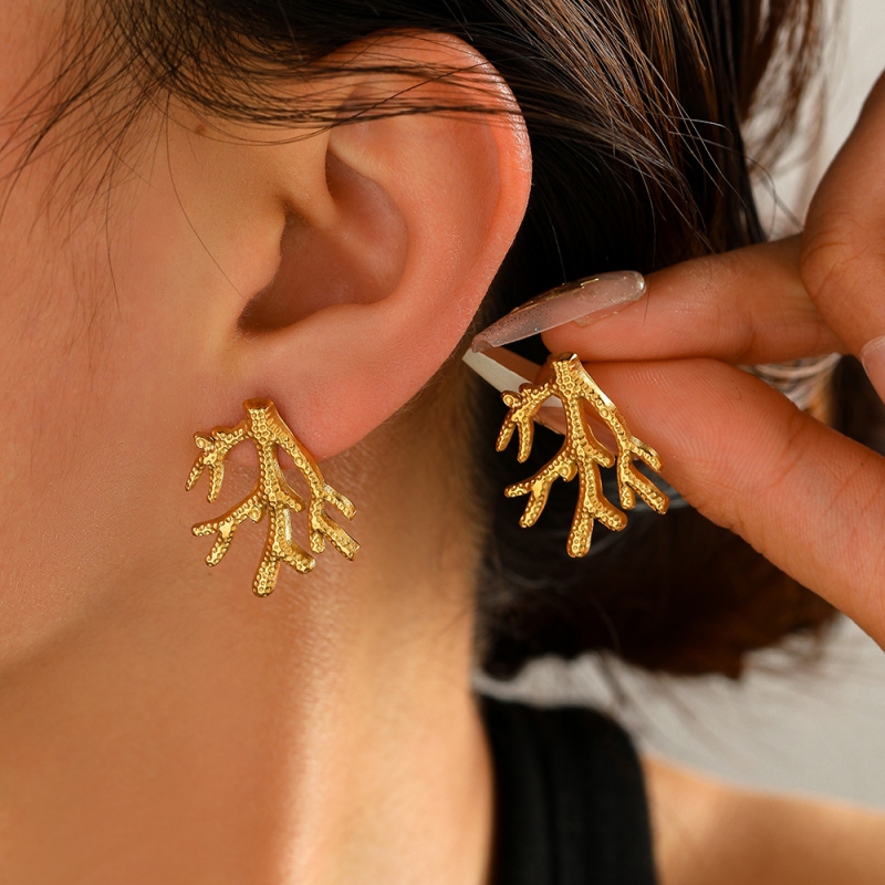 Coral Ear Stud(图1)